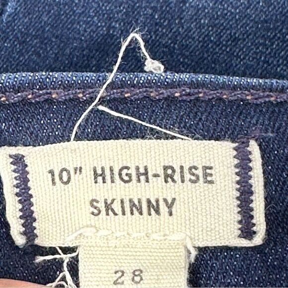 MADEWELL Women’s 10” Hi-Rise Skinny Denim Jeans Sz 28 in Cassia K9904 - Picture 10 of 11